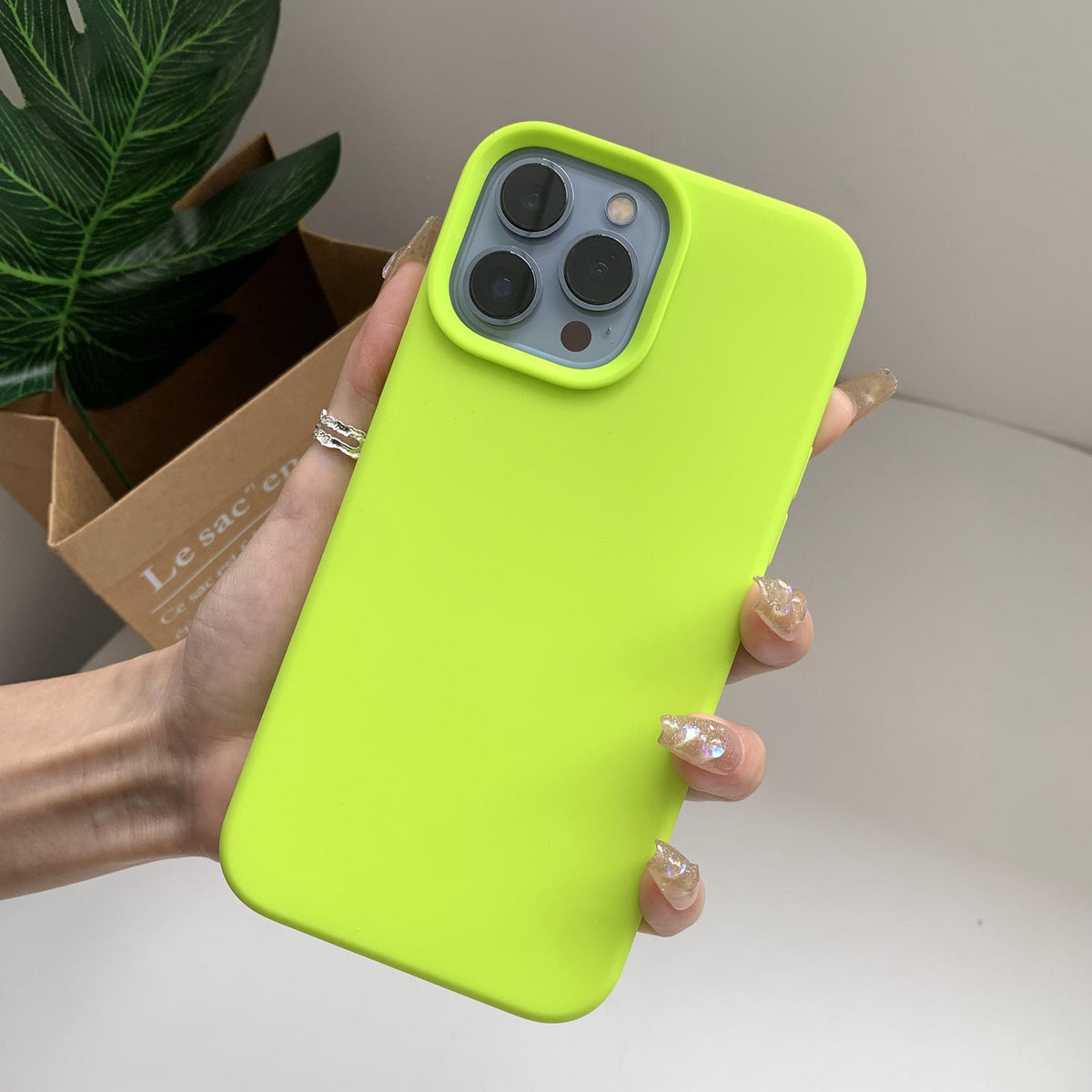 Deksel til iPhone 11 12 Pro Max X XR 7 8 14 Plus deksel med kamerabeskyttelse