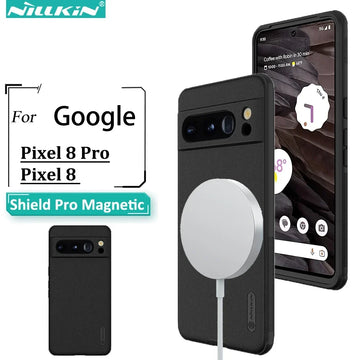 Deksel til Google Pixel 8 Pro  Case Protective Phone Cover with Magnetic Adsorption for Pixel 8 Case