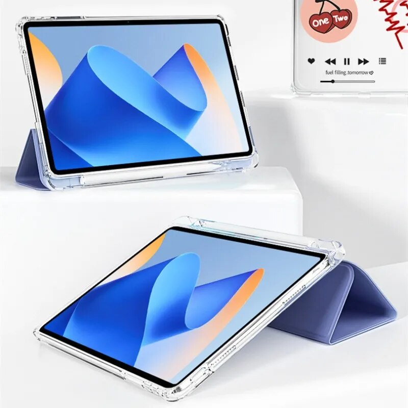 Deksel til Huawei MatePad 2023 11.5" Tablet Cover Funda for Matepad SE 10.4 Pro 11 2022 T10s Pencil Holder Case Matepad Air 11.5 Inch