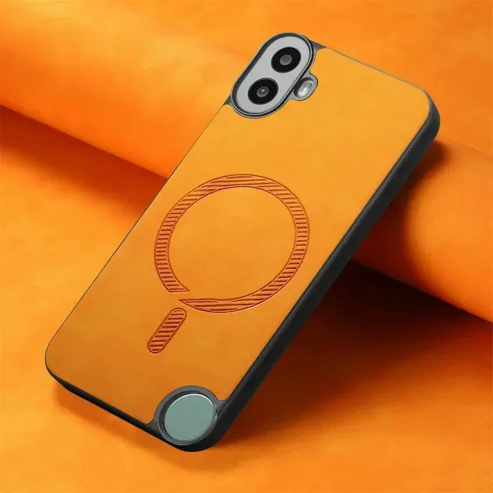 Deksel til Nothing CMF Phone 1 2 Pro 3a Luxury Case Magnet Leather Back Panel Wireless Charge Bumper Nothing CMF Phone1 2A Plus 5G Capa
