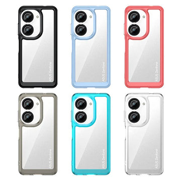 Deksel til Asus Zenfone 9 Case For Asus Zenfone 9 Cover Coque Funda Hard Translucent Shockproof Phone Bumper Asus Zenfone 9