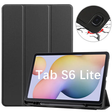 Deksel til Samsung Galaxy Tab S6 Lite 10.4 Stand Cover for Samsung Tab S6 Lite 2020 2022 SM-P613 P615 P610 P619 Pencil Holder Fund