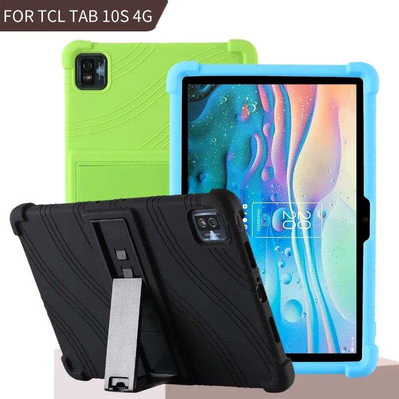 Deksel til TCL TAB 10S 9080G 10.1 inch with adjustable stand and anti-impact thickened corners.