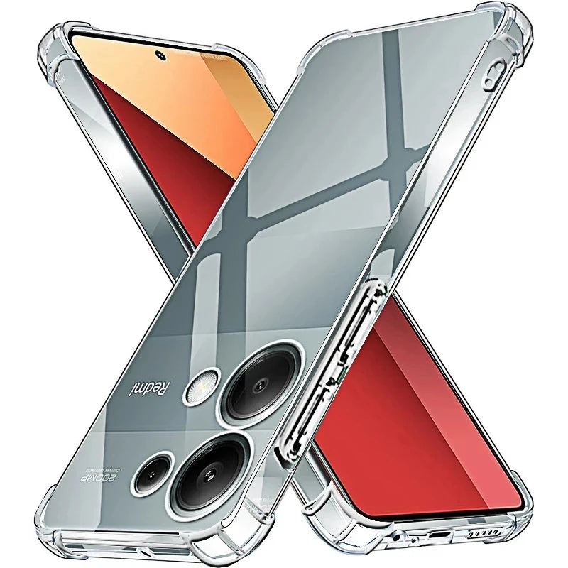 Deksel til Redmi 13C 12c 10C 9C Clear Soft Silicone baksidedeksel for Xiaomi Redmi 12 4G 5G Shell 13 12 10 C 9C NFC