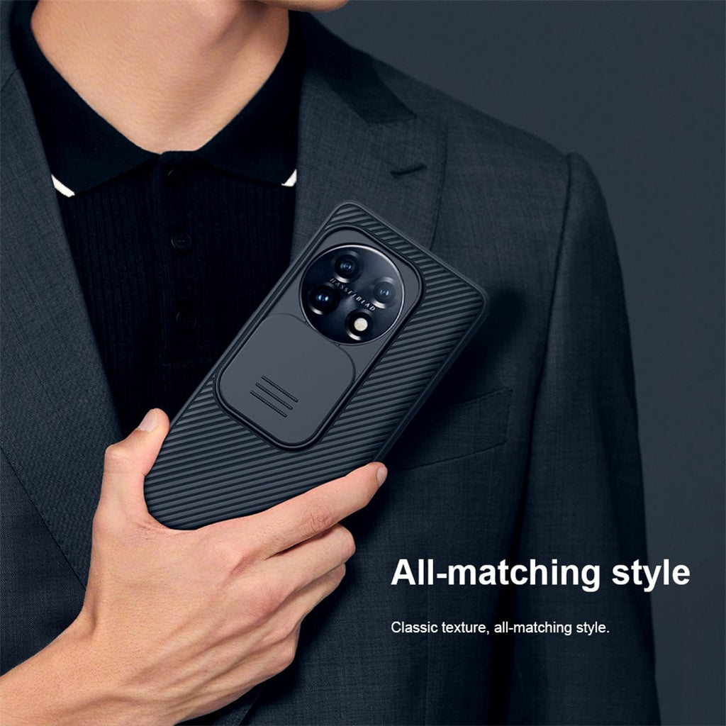 Deksel til OnePlus 11 11R Case NILLKIN CamShield Pro Slide Camera Lens Privacy Protection Back Cover For One Plus 11 11R For OnePlus11