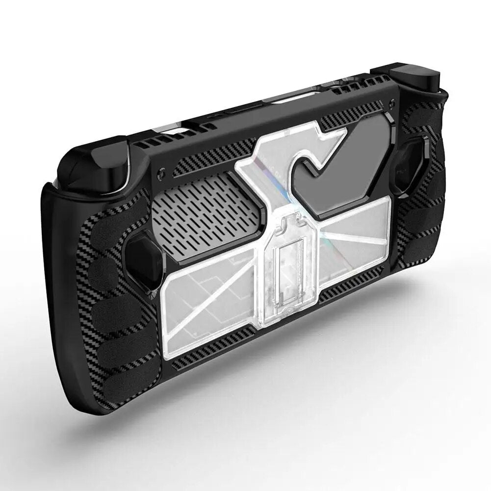 Deksel til Asus ROG Ally silikonetui med innebygd stativ