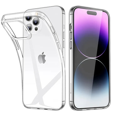 Deksel til Apple iPhone 13 14 Pro Max 12 Mini 7 8 Plus Soft TPU Ultra-thin Back Cover Case for iPhone 11 PRO X XR XS MAX 15