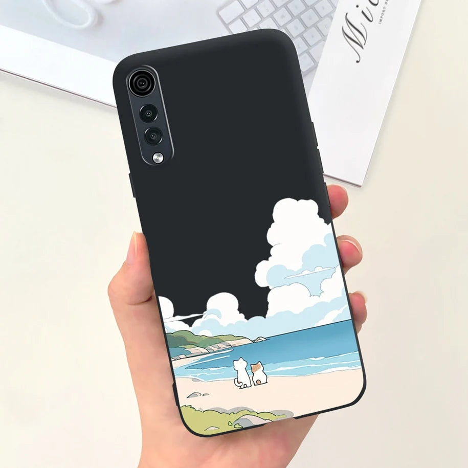 Deksel til LG Velvet 5G Case LM-G900N Fundas Soft Silicone Matte Phone Cover For LG Velvet LMG910EMW Back Case Coque on LGVelvet Bumper