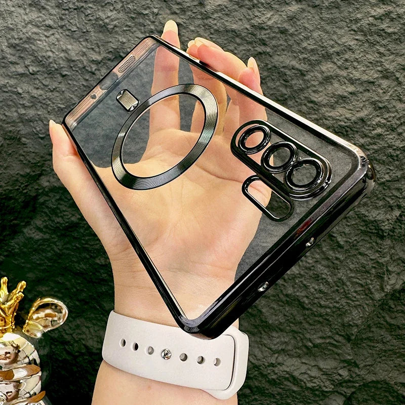 Deksel til Huawei P30 Pro P30Pro P 30 Phone Magsafe Wireless Glass Lens Full Protective Cover
