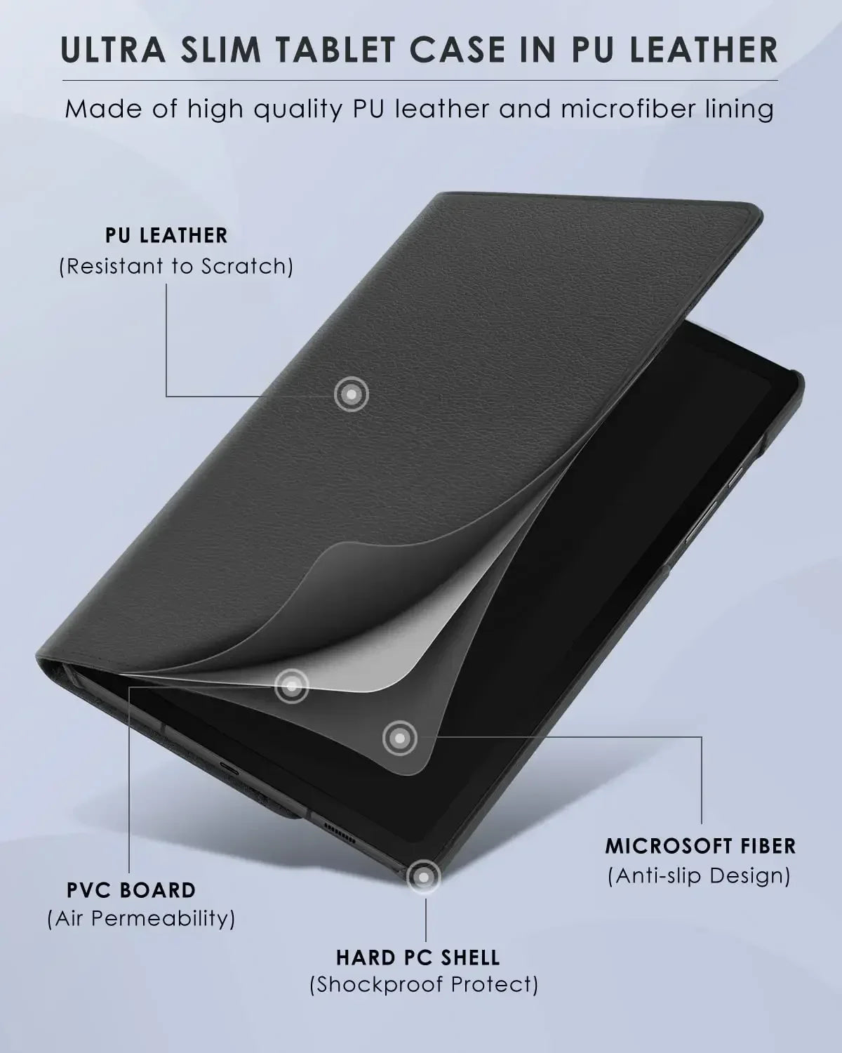 Deksel til Huawei Honor Pad 9 12.1 inch 2024 Stand Cover PU Leather Case For Honor Pad 9 HEY2-W09 HEY2-W19 funda