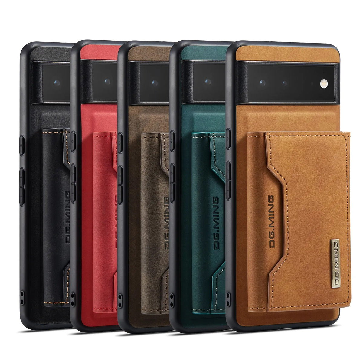 Deksel til Google Pixel 6 Pro Pixel 7A 7 6Pro Folio Leather Phone Stand Cover Funda