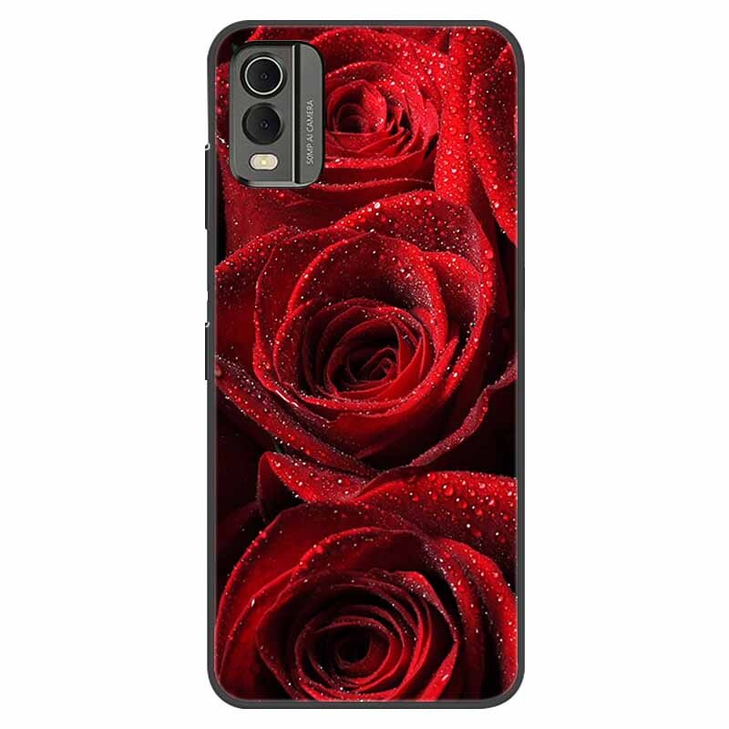 Deksel til Nokia C32 deksel støtsikkert silikondeksel For Nokia C32 C 32 Phone deksel NokiaC32 med motiv Shells