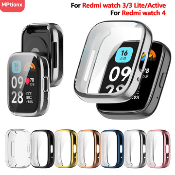 Deksel til Xiaomi Redmi Watch 3 Active/Lite Smart Watchband Case Protective Shell for Xiaomi Redmi Watch 4 3