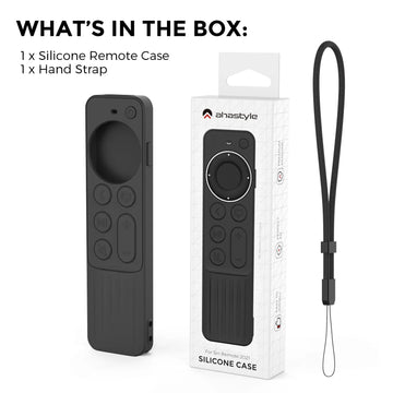 Deksel til Apple TV New 2022 Apple Remote Control Silicone Protective Stripe Anti slip and Anti fall Protector Case For Siri Remote 2&3