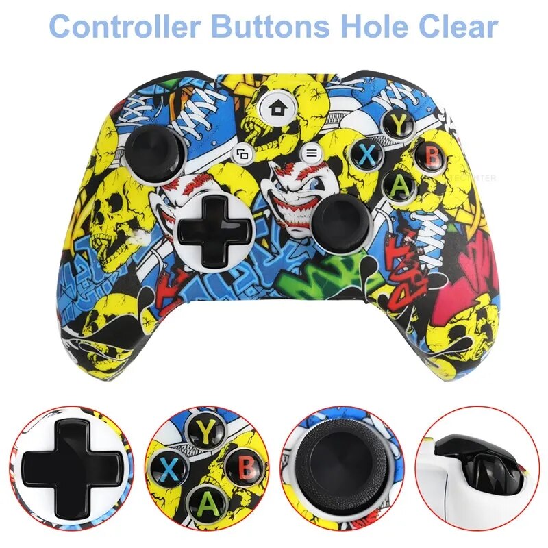 Deksel til Xbox One Slim Joystick Soft Protective Controller Protection Cover for XBox One X/S Skin Thumb Grips Caps
