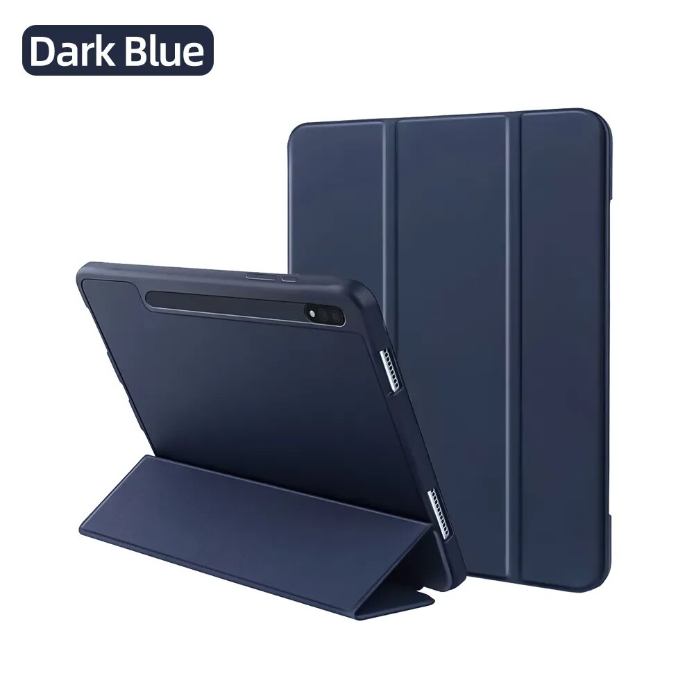 Deksel til Samsung Galaxy Tab S7/S8/S9 11 in for S6 Lite 10.4 S7 FE S8 S9 Plus 12.4 S8 S9 Ultra 14.6 med penneholder