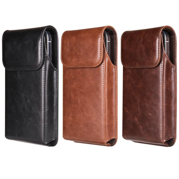Deksel til iPhone 16 15 14 13 12 Pro Max XR Magnetic Waist Bag For Samsung Xiaomi LG Sony Nokia Smart phone Belt Clip Case