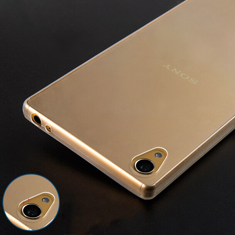 Deksel til Sony Xperia Z2 Z3 Z4 Z5 XZ XZS XZ1 XA1 XZ2 XA2 Plus Ultra XA3 Compact Premium Silicone Clear Cover