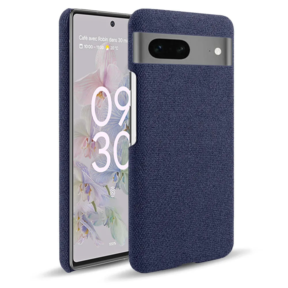 Deksel til Google Pixel 7a 7 Pro 6 6pro 4A 5G 5A Case Luxury Fabric Antiskid Cover For Google Pixel 7a 7 7pro 6A 6 Pro 4 3A Cloth Capa