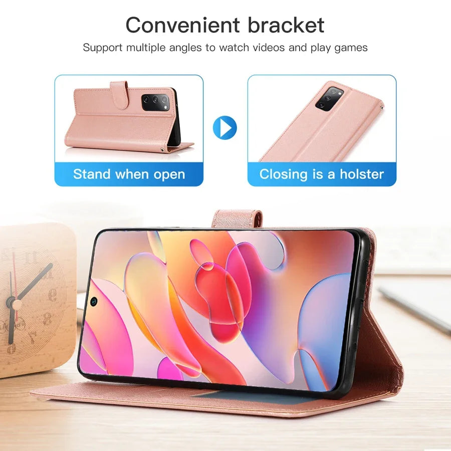 Deksel til Xiaomi Redmi Note 4 4X 5 5A 6 7 8T 8 Pro 9 9S 9 Pro 10 10S 10 Pro 11 11S 11 Pro 12 12S 12 Pro Plus