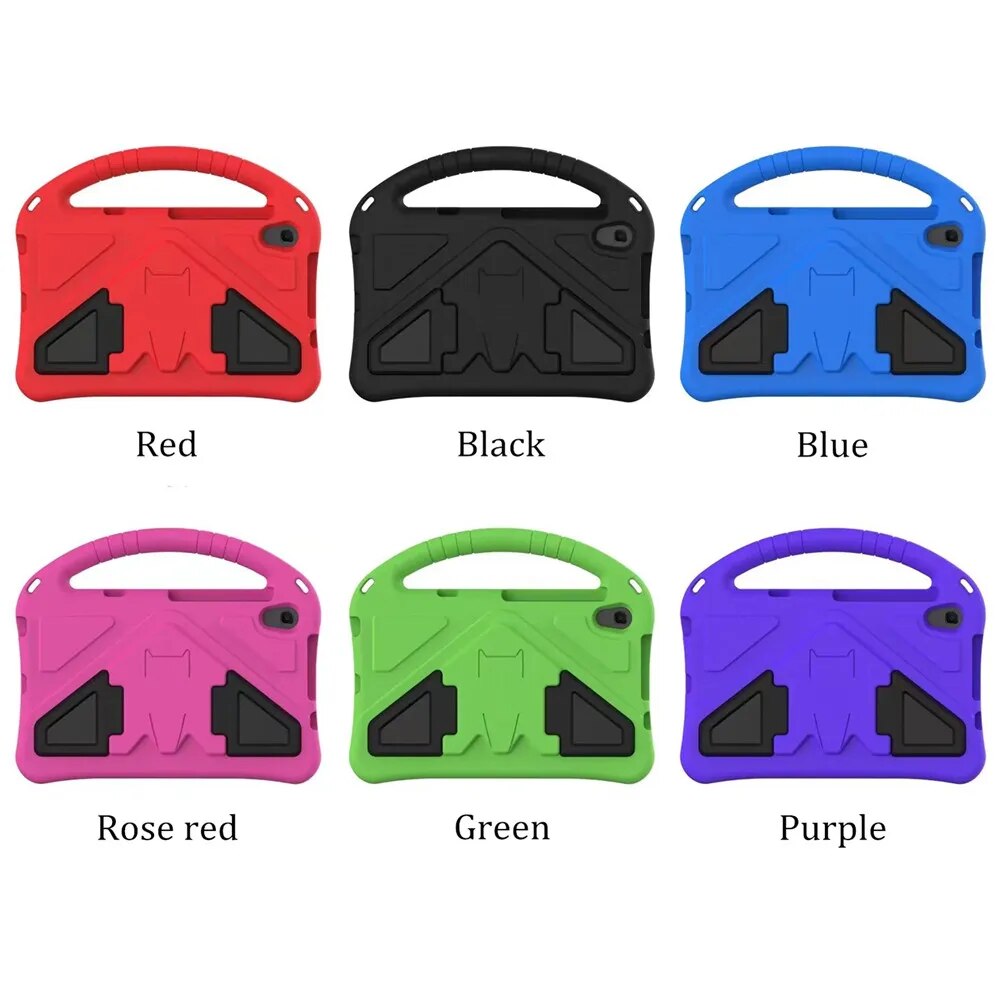 Deksel til TCL TAB 8 2022 WiFi 9132X Kids Shockproof EVA Stand Case TCL TAB 8 LE 2023 9137W With Bracket Contrast Color Tablet Cover