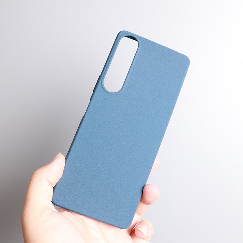 Deksel til Sony Xperia 5 V IV 10 1 III II Ace Case Hollow Out Sand Matte Soft Full Protect Anti-fall Anti-fingerprint Cover Shell Funda