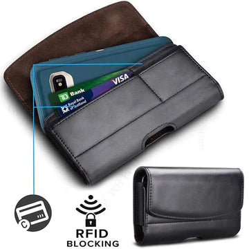 Deksel til Doro 8110 8100 1380 5860 780X 5517 1372 1362 7031 5516 5030 Multiple Card Pouch Waist Bag