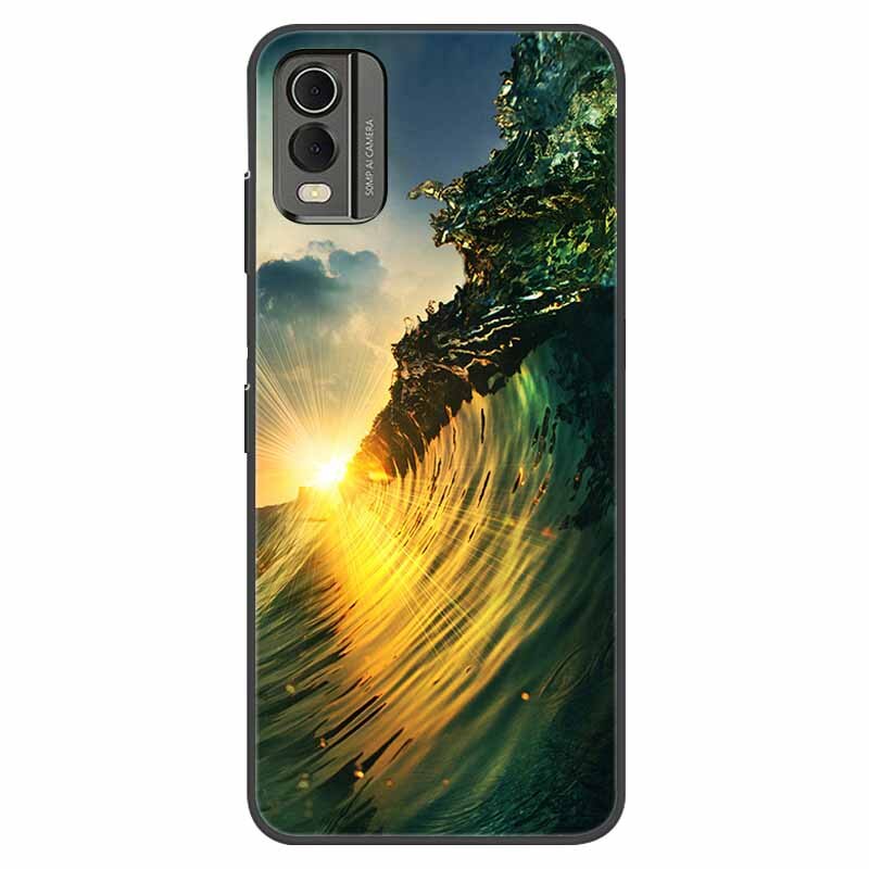 Deksel til Nokia C32 deksel støtsikkert silikondeksel For Nokia C32 C 32 Phone deksel NokiaC32 med motiv Shells