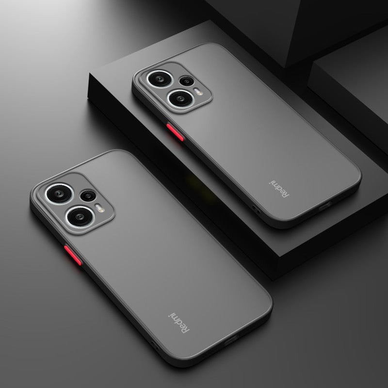 Deksel til Xiaomi Redmi Note 12 Turbo 11 11S 10 10S 9 9S Pro 10A 10C 9A 9C Matte Silicone Soft