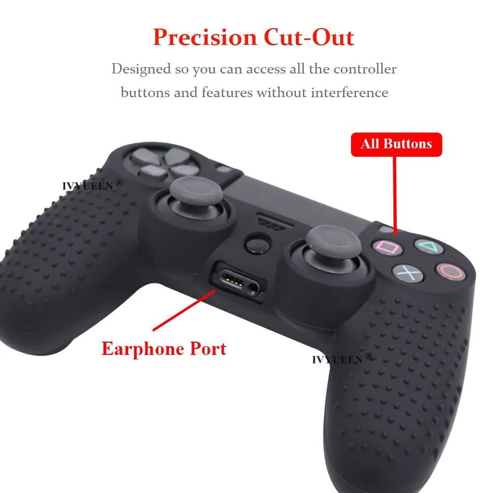 Deksel til Sony Dualshock 4 PS4 DS4 Pro Slim Controller Cover Analog Thumb Grip Caps