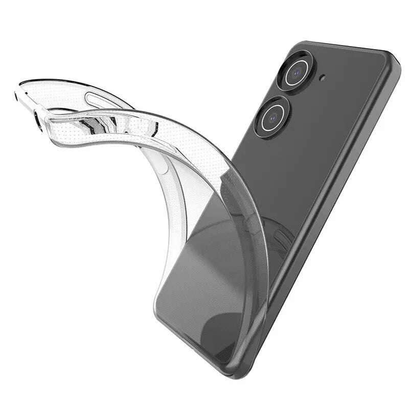 Deksel til Zenfone 10 9 Ultra Thin Clear Soft TPU Cover For Asus Zenfone9 AI2202-1A006EU Zenfone10 AI2302Couqe Funda