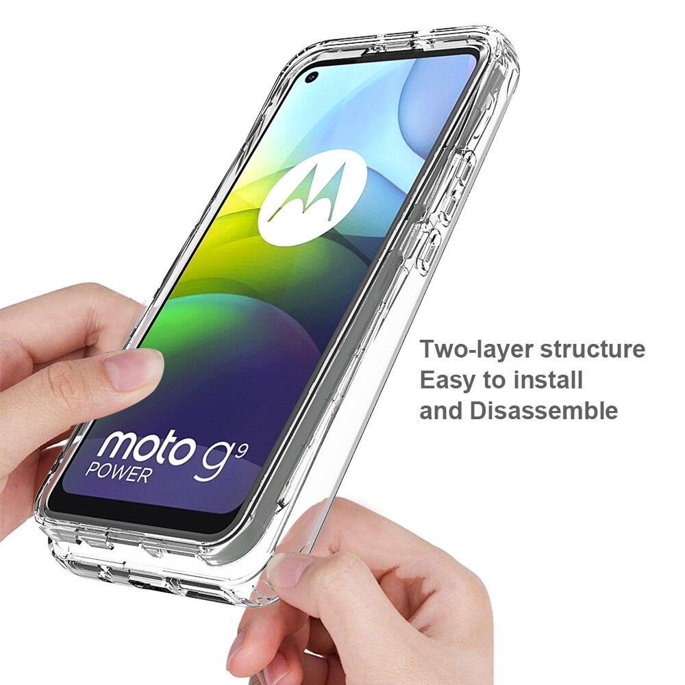 Deksel til Motorola G9 Power G9 Plus G9 Play Moto G20 G30 G50 5G G60 G60S Full Protection Phone Cover