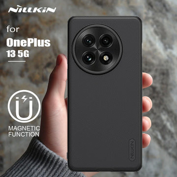 Deksel til OnePlus 13 5G Case Nillkin Super Frosted Shield Ultra-Thin Hard for Magsafe Magnetic Slim Soft Edge Back Cover