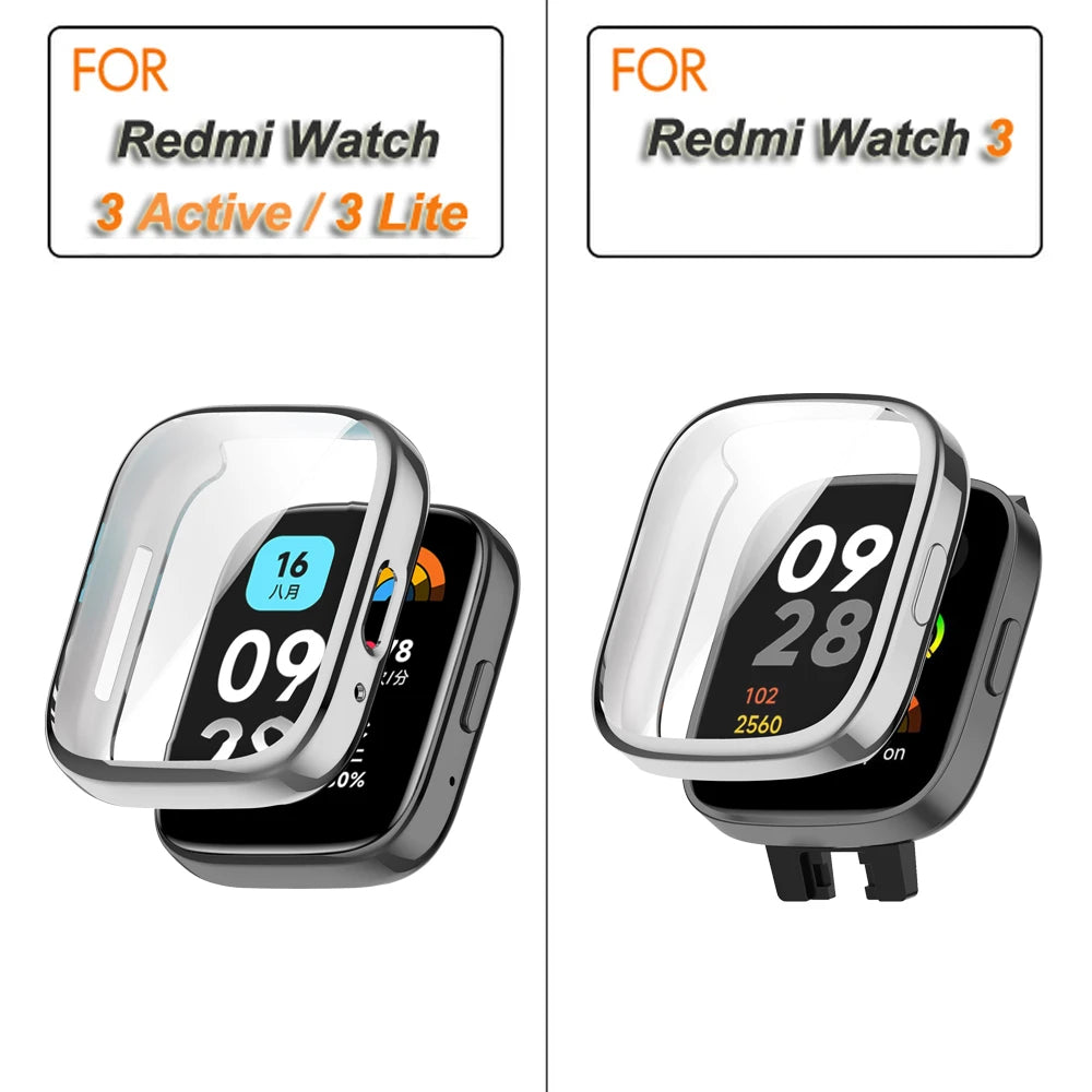 Deksel til Xiaomi Redmi Watch 3 / Active / Lite heldekkende beskyttelsesdeksel
