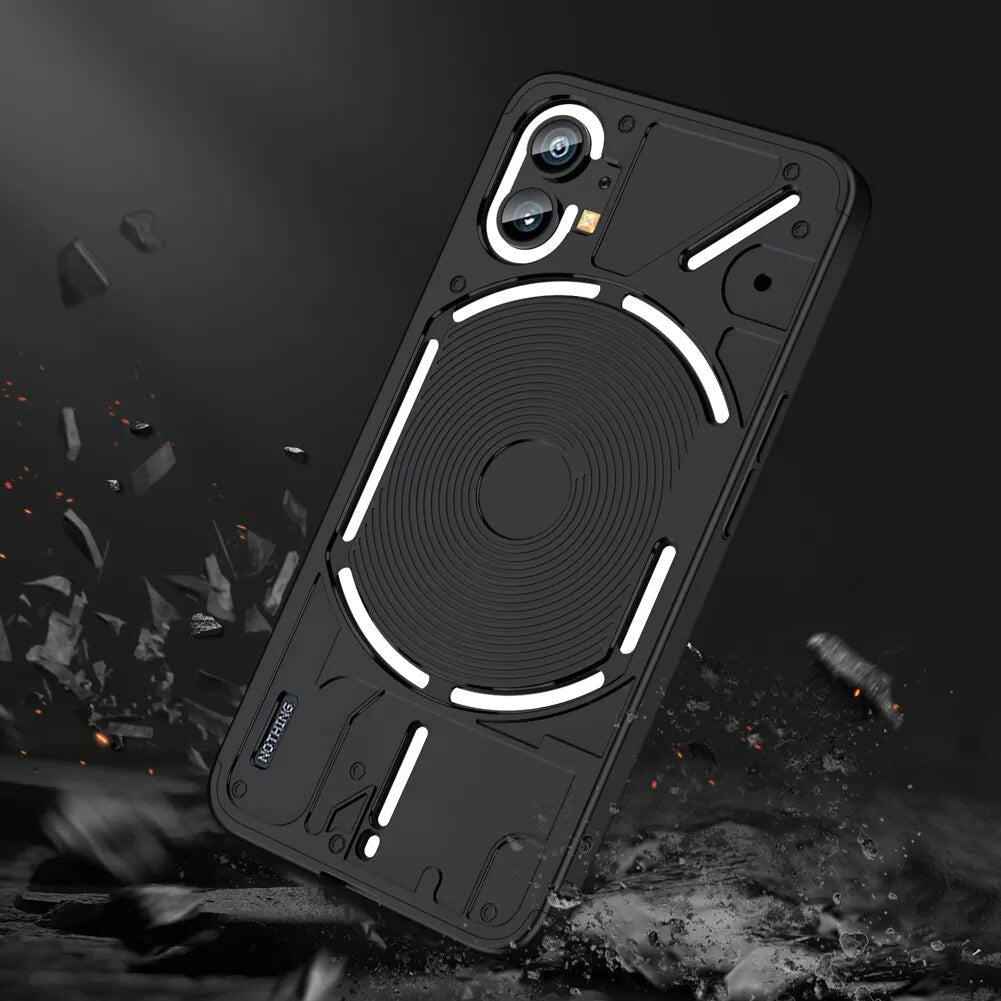 Deksel til Nothing Phone 1 One Phone1 (1) 6.55 inch Case 360 Full Protection 3 in 1 Matte Hard PC Cover for Nothing Phone 1 Capa Coque