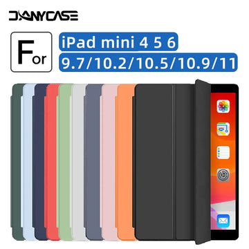 Deksel til iPad 10.2 Case 7/8/9th Generation Cover For 2018 9.7 5/6th Air 2/3 10.5 Mini 4 5 6 Pro 11 Air 4/5 10.9 10th funda