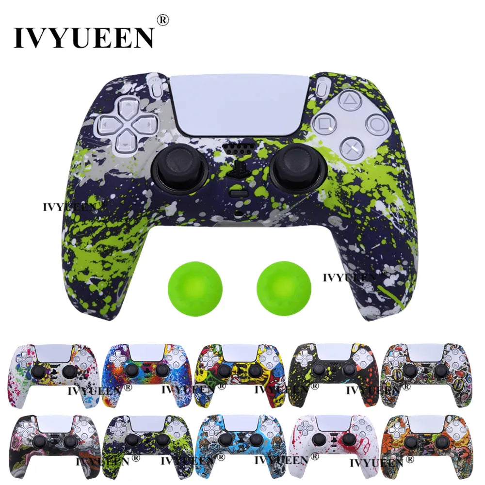 Deksel til PlayStation 5 PS5 Controller Protection Skin for DualSense Gamepad Cover Grips