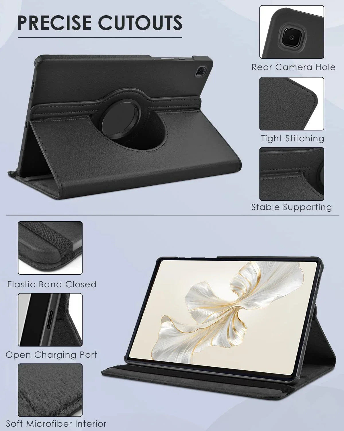 Deksel til Huawei Honor Pad 9 12.1 inch 2024 Stand Cover PU Leather Case For Honor Pad 9 HEY2-W09 HEY2-W19 funda