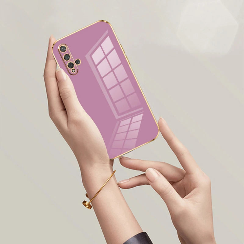 Deksel til Huawei nova5T Phone Case YAL-L21 YAL-L61 YAL-L71 ShockProof Silicone Back Cover
