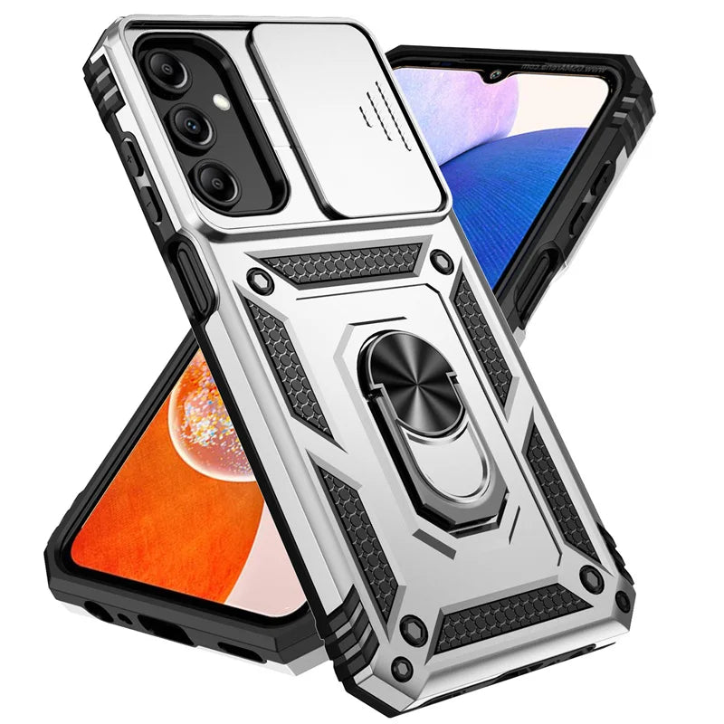 Deksel til Samsung Galaxy A15 A25 A35 A55 5G Phone Holder Ring Stand deksel