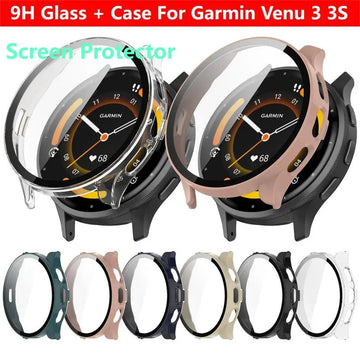 Deksel til Garmin Venu 3 3S Smart Watch Band Strap Protective Bumper Venu3 Venu3S Screen Protector Shell Accessoies