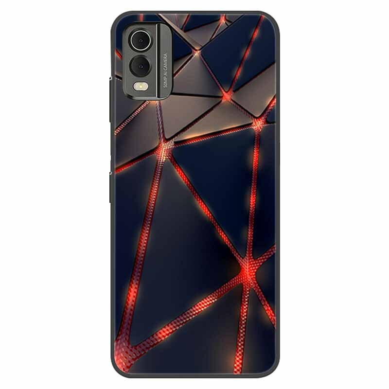Deksel til Nokia C32 deksel støtsikkert silikondeksel For Nokia C32 C 32 Phone deksel NokiaC32 med motiv Shells