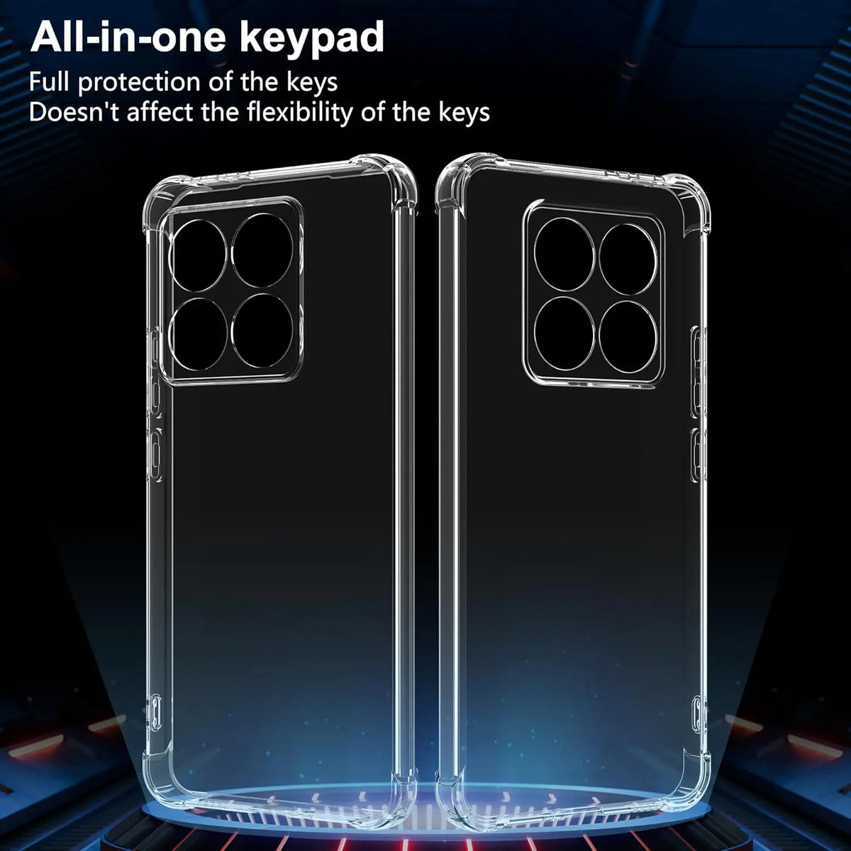 Deksel til Xiaomi 14T Pro Protective deksel For Xiaomi 14 13 Lite 13T Transparent Fundas
