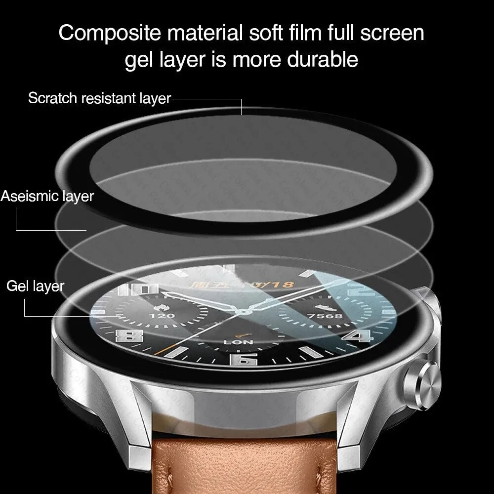 Deksel til Huawei Watch GT3 GT2 Pro GT 2 46MM 42MM GT 3 Runner Screen Protector Protective Film Cover Case Strap Bracelet