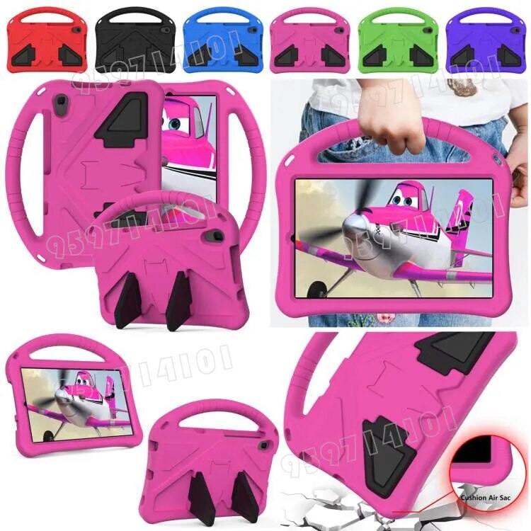 Deksel til TCL TAB 8 2022 WiFi 9132X Kids Shockproof EVA Stand Case TCL TAB 8 LE 2023 9137W With Bracket Contrast Color Tablet Cover