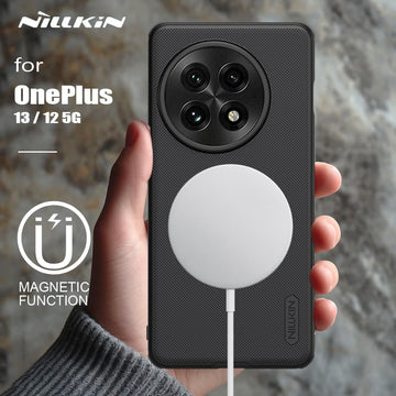 Deksel til Oneplus 13 / 12 5G Case Nillkin Super Frosted Shield Ultra-Thin for Magsafe Magnetic Protection Cover for One Plus 12 Case