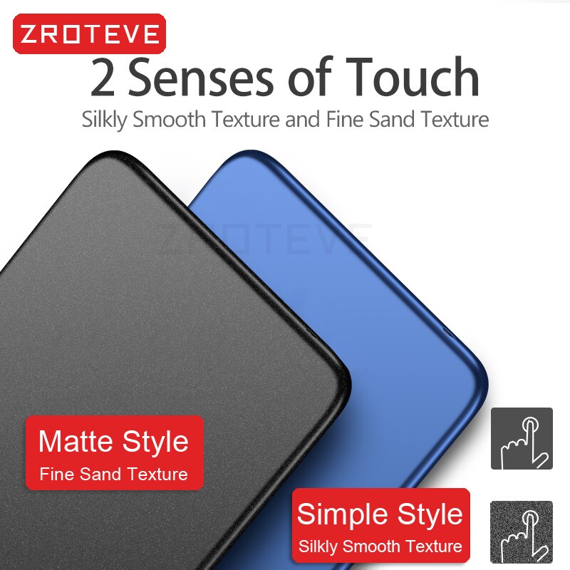 Deksel til One plus 7 Pro Case ZROTEVE Slim Frosted Hard PC Cover For OnePlus 8 8T 6 6T 7 7T 10 Pro OnePlus9 One Plus 9 9R 9RT Nord 2 Cases