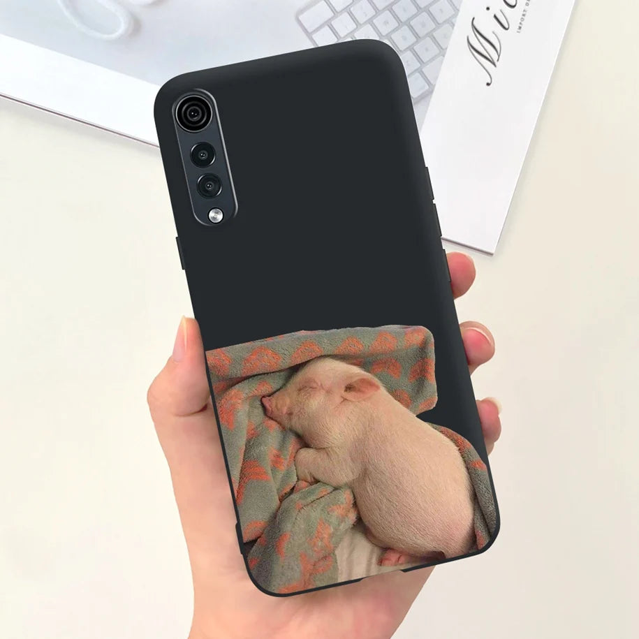 Deksel til LG Velvet 5G Case LM-G900N Fundas Soft Silicone Matte Phone Cover For LG Velvet LMG910EMW Back Case Coque on LGVelvet Bumper