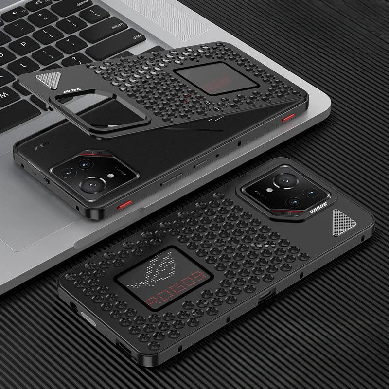 Deksel til ASUS ROG Phone 9 8 Pro Rog9 Rog8 Case Spring Buckle Aluminum Metal Phone Capa