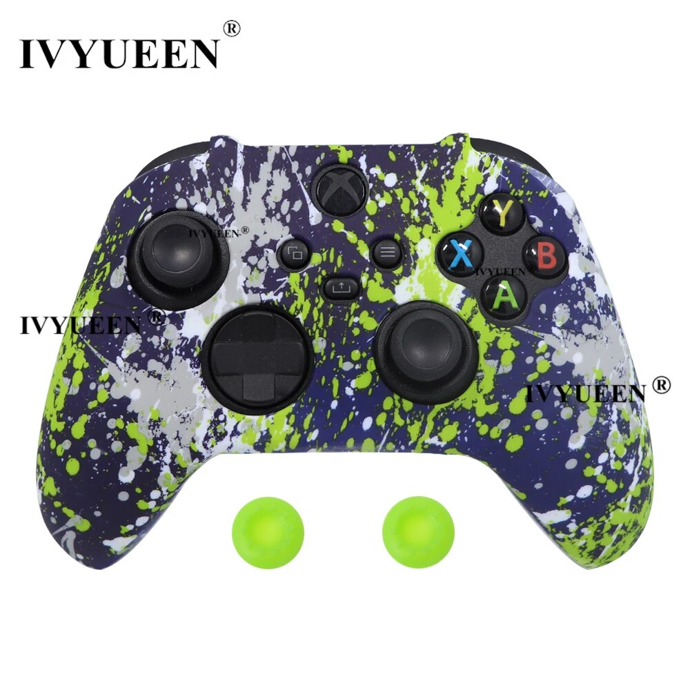 Deksel til Xbox Series X S Controller Protective Skin Gamepad Rubber Skin Thumb Grips Cap Joystick Cover Shell